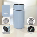 200Ml Smart Thermos Wasser Flasche Intelligente Temperatur Anzeige Edelstahl Vakuum Flaschen Thermos Flaschen Mit Filter Tee Tasse